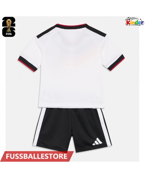 Günstige Deutschland Heimtrikotsatz Kinder WM 2026 Kurzarm (+ Kurze Hosen)